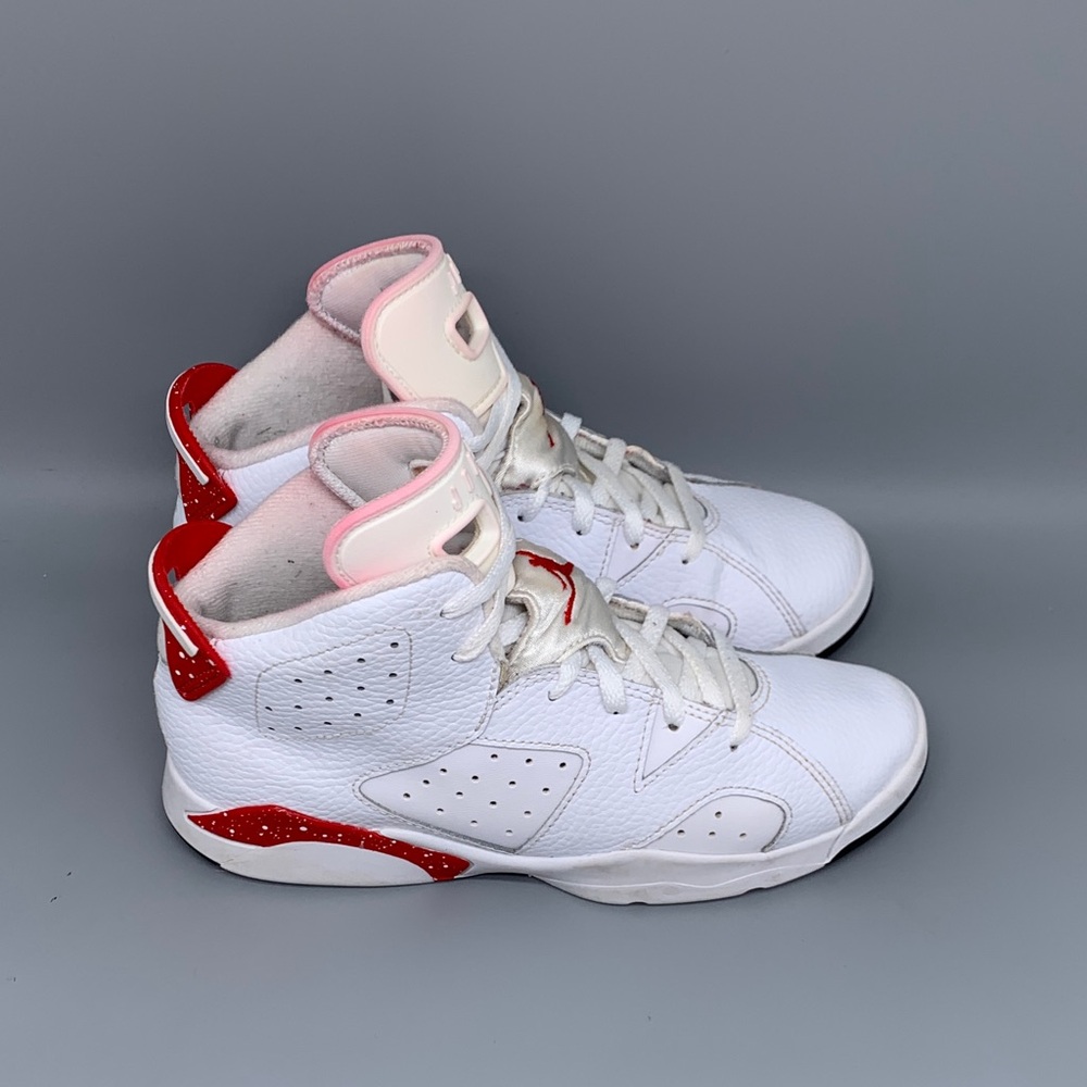 Jordan 6 Retro Red Oreo Shoes Kids Sz 3Y